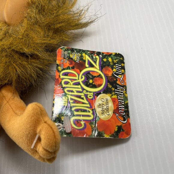 NWT 1998 Wizard of Oz COWARDLY LION Doll Merry-O Collection Plush Vintage Toy - Picture 11 of 12